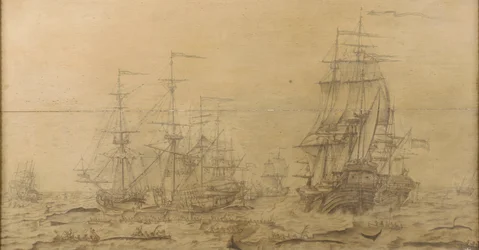En valfångstscen från 1600-talet