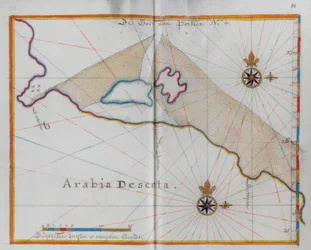 Arabien. Arabiska öknen.
