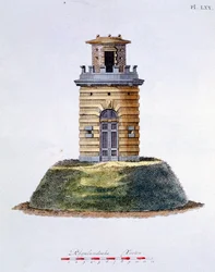 Design från Magazine of Garden Gems av G. van Laar, publicerad 1802