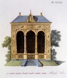 Design från Magazine of Garden Gems av G. van Laar, publicerad 1802