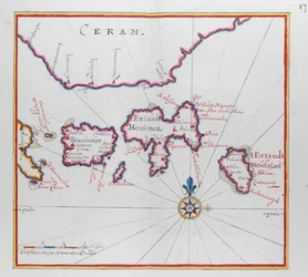 Ön Ceram (Seram), Indonesien.