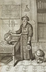 Johann Adam Schall von Bell (1591-1666) från Kina Illustrerad av Athanasius Kircher (1601-80) 1667