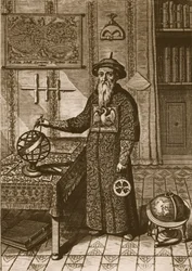 Johann Adam Schall von Bell, från Kina Illustrata av Athanasius Kircher, 1667