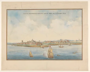 Nya Amsterdam och Manhattan, ca 1660
