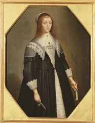 Porträtt av en kvinna, ca 1640