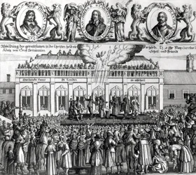 Halshuggningen av kung Karl I (1600-49), 1649