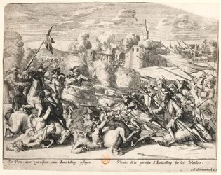 Enniskillen-garnisonens seger över irländarna 1689, ca 1691
