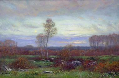 Höstkväll (olja på duk)
