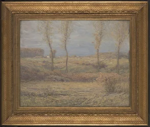 Novembermorgon (olja på panel)