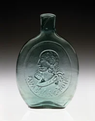 Figurerad kolv, ca. 1847 (icke blyglas)
