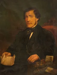 Porträtt av James Fern Webster, 1862.