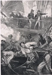 How They Fight in the Days of Old, illustration från 