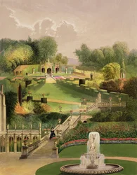 The Garden on the Hill Side, Castle Combe, från "The Garden