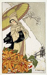 Snö i Japan
