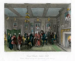 Rådskammaren, Vintners Hall, City of London.