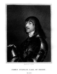 James Stanley, 7:e Earl of Derby, royalistanhängare, 1824.