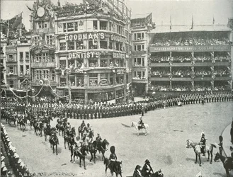 Lord Roberts Superintending the Arrangements in St. Pauls Churchyard, 1897
