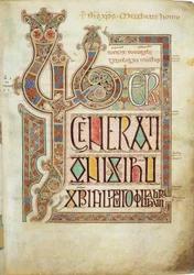 Lindisfarne-evangelierna, 715-721.