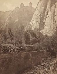 Cathedral Spires, Valley of the Yosemite, 1872.