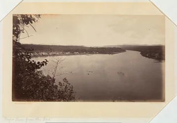 Chagresfloden från fortet, Panama