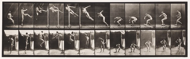 Tallrik 158. Hoppning; Running Twist High Jump (Skor)