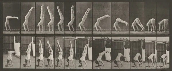 Nummerplåt 371. Acrobat, vertikal "tryck upp",1887 (foto)