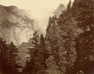 Tenaya Canyon från Union Point, Valley of the Yosemite
