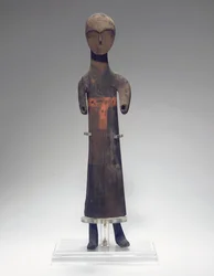 Ristade figur av en skötare, 475-221 f.Kr