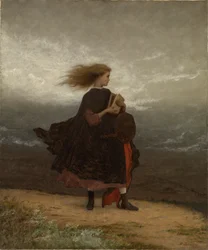 Flickan jag lämnade efter mig, ca. 1872.