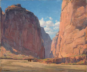 Canyon Portal, ca 1935 (olja på duk)