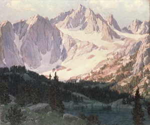 Sjön i High Sierra (olja)