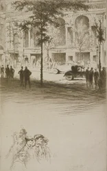 Ett torg, illustration för 