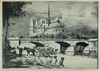 Apsiden av Notre Dame, 1915