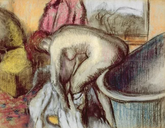 Efter badet, ca 1895