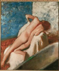 Efter badet (olja på duk)