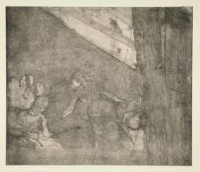 At the Ambassadeurs, ca 1877 (etsning, akvatint och torrnål)