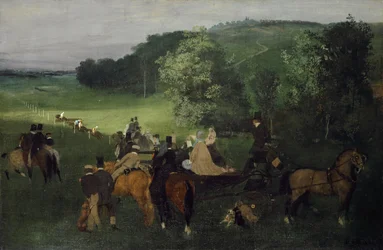 På kapplöpningsbanan (Loppen), ca 1861-62