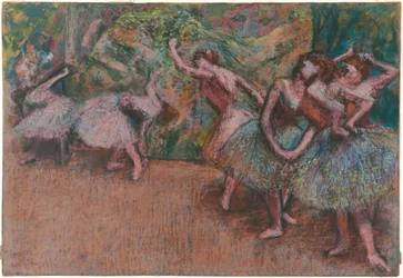 Balettscen, ca 1907 (pastell)