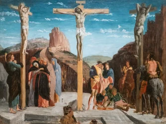 Golgata (kopia efter Andrea Mantegna). 1861. Olja på duk.