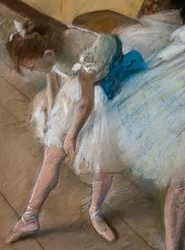 Dansprov (detalj). 1880. Pastell på papper.