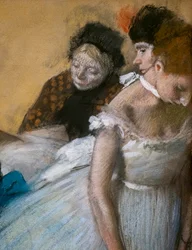 Dansprov (detalj). 1880. Pastell på papper.