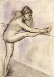 Dansare vid baren, 1884-1888