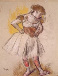 Dansare, ca 1880 (pastell)