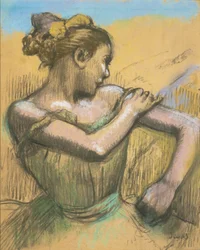 Dancer, ca 1895-99 (pastell och kol på papper)