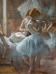 Dansare (detalj). 1884-1885. Pastell på papper.