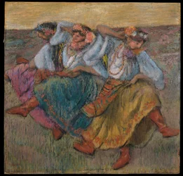 Dansare i ukrainska dräkter