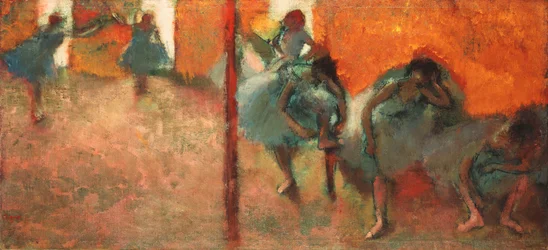 Dansare i en studio, 1900-05