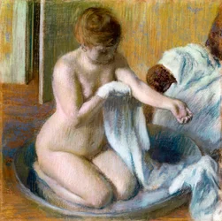 Kvinna i badkar, ca. 1883