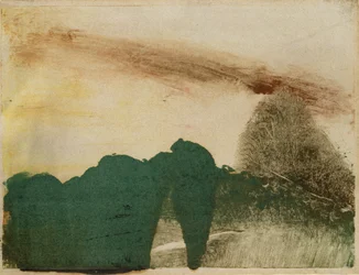Forest in the Mountains, c.1890 (monotyp på papper)