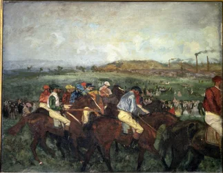 Gentlemen race. Före avresan, 1862